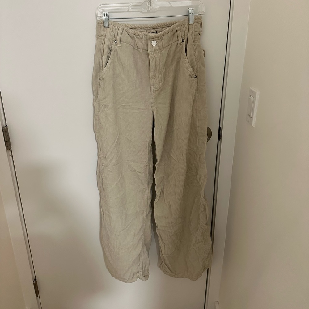 Free People Loose Fitting Corduroy Pants
